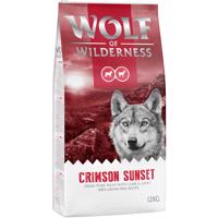 Wolf of Wilderness Adult "Crimson Sunset" - jehněčí a kozí - Výhodné balení: 2 x 12 kg