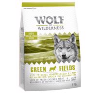 Wolf of Wilderness Adult "Green Fields" - jehněčí - 1 kg