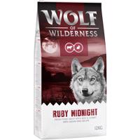 Wolf of Wilderness Adult "Ruby Midnight" - hovězí a králičí - bez obilovin - 12 kg