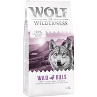 Wolf of Wilderness Adult "Wild Hills" - kuřecí s kachnou - Výhodné balení 2 x 12 kg