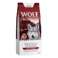 Wolf of Wilderness "Canadian Woodlands" Mini - 1 kg Canadian Woodlands - Hovězí, krůtí & treska