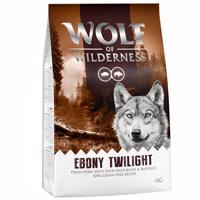 Wolf of Wilderness "Ebony Twilight" divočák a buvol - bez obilovin - 1 kg