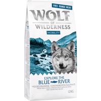 Wolf of Wilderness „Explore The Blue River“ Mobility – kuře z volného chovu a losos - 12 kg