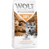 Wolf of Wilderness Junior "Soft - Wide Acres" - kuřecí - výhodné balení 2 x 12 kg