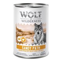 Wolf of Wilderness Senior 6 x 400 g - se spoustou čerstvé drůbeže  - Sandy Path - drůbež s kuřecím