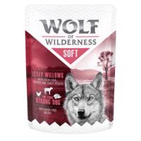 Wolf of Wilderness "Soft & Strong" 6 x 300 g - Leafy Willows - kuřecí a telecí