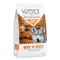 Wolf of Wilderness zkušební balení - Soft & Strong - Wide Acres - kuřecí (350 g)