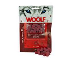 WOOLF pochoutka Soft Cranberry Strips 100g + Množstevní sleva