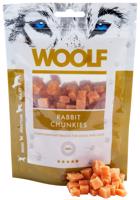 Woolf Rabbit Chunkies 100 g  - pamlsky pro psy