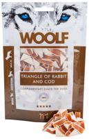 Woolf Triangle of Rabbit and Cod 100 g  - pamlsky pro psy