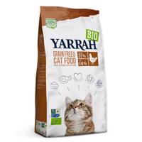 Yarrah Bio krmivo pro kočky bio kuřecí a ryby bez obilovin - 2,4 kg