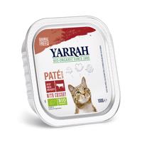 Yarrah Bio paté 24 x 100 g ve výhodném balení - bio hovězí s bio čekankou