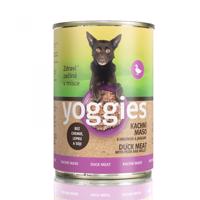 Yoggies konzerva Kachní maso s hruškou a jáhlami 400g