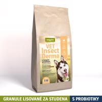 Yoggies VET Insect Derma s hmyzím proteinem, granule lisované za studena s probiotiky kg: 10kg