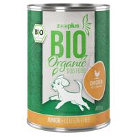 zooplus Bio Junior bio kuřecí s bio dýní - 6 x 400 g